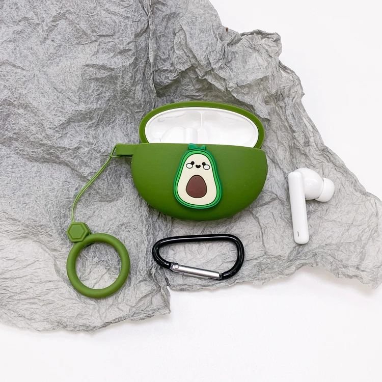 لتقوم بها بنفسك لطيف سيليكون سماعة حافظة لهاتف هواوي Freebuds 4i سماعة حامي شل اكسسوارات ل Freebuds 4i حافظة مع هوك