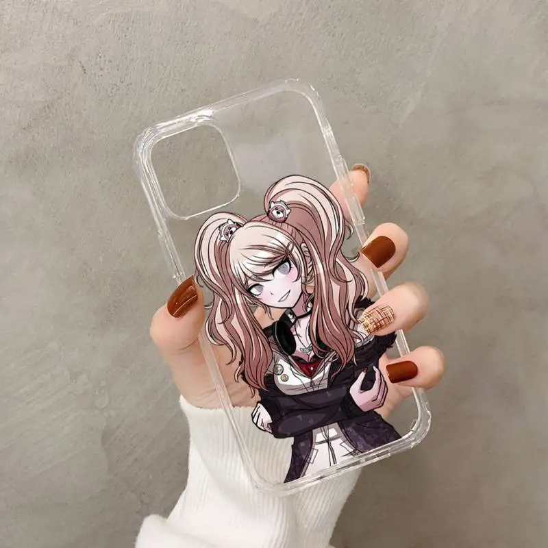 Danganronpa Junko Enoshima Monokuma Phone Case for iphone 13 11 12 pro XS MAX 8 7 6 6S Plus X 5S SE 2020 XR case