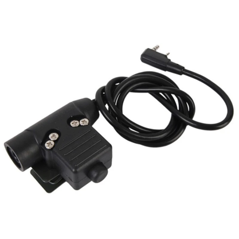 

U94 PTT Headset Military Adapter For Retevis H777 RT-5R RT-B5 RT-B6 Baofeng UV-B5 UV-B6 UV5RC UV-6R Walkie Talkie Ham Radio