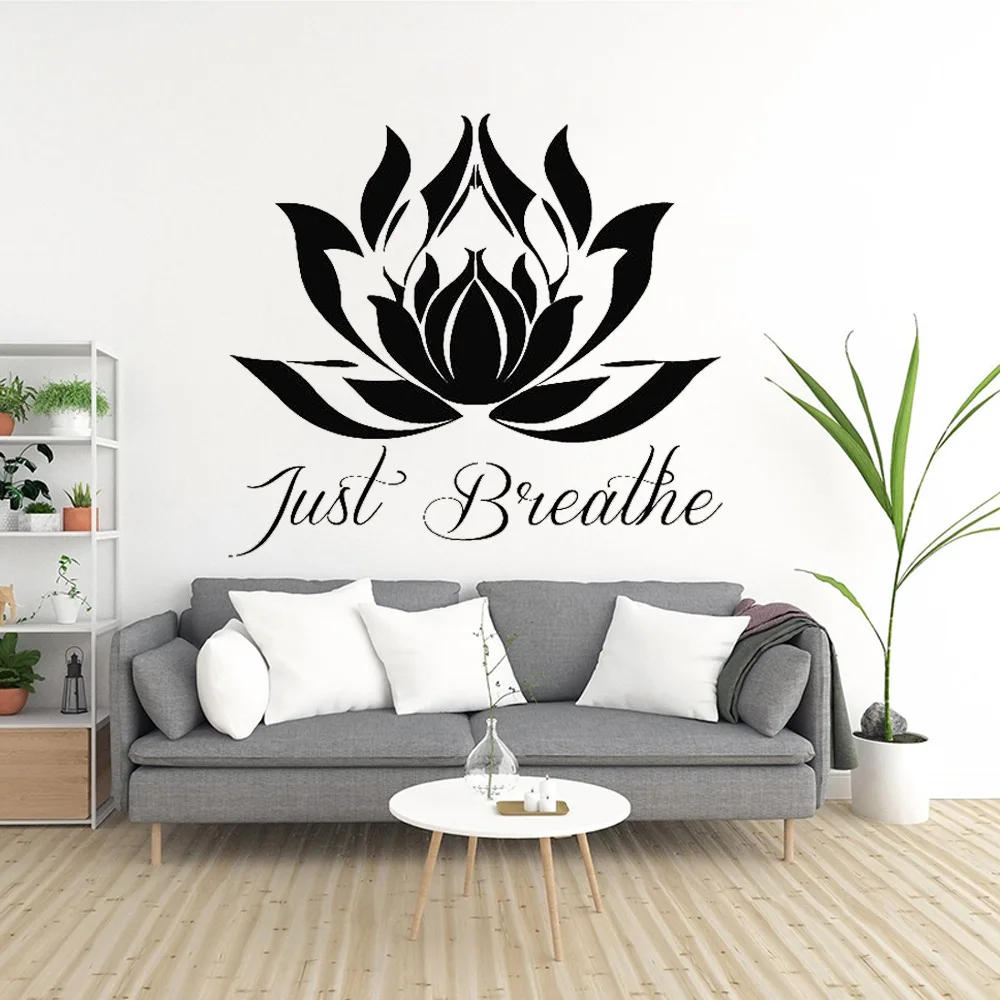 Mandala Circle Trees Vinyl Wall Decals Home Decor Fitness Yoga Tree Wall Sticker Tree Of Life Yoga Studio Wall Murals