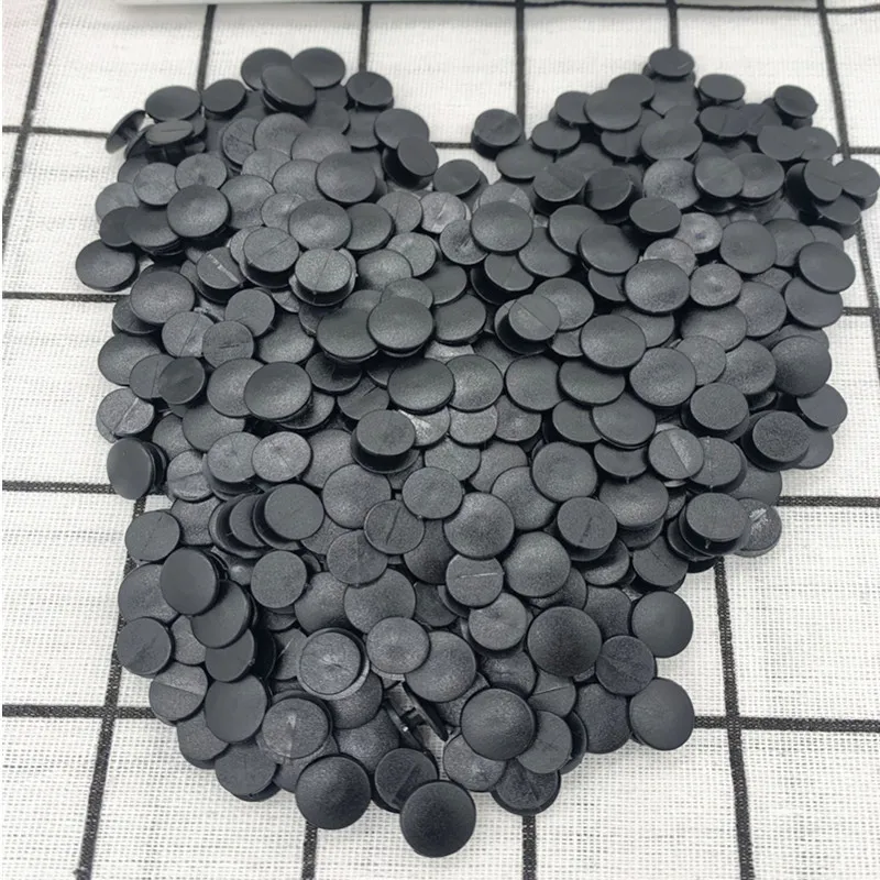 50Pcs Round Buckle Plastic Button Set For Hole Shoes, Garden Shoe Charms, Universal Fit Diy Fastener Accessories