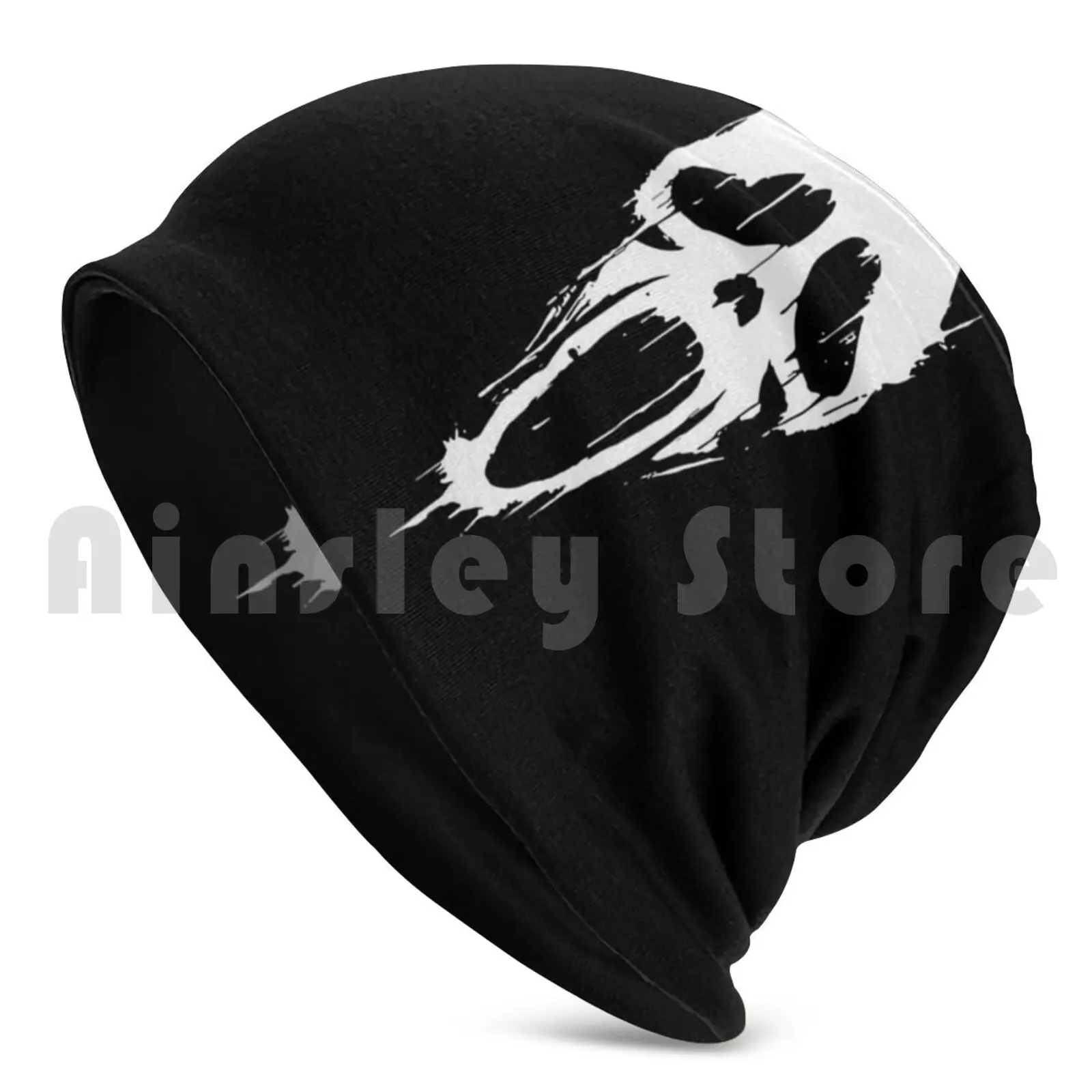 Retro The Ghost Face Scream Bleed Dtg143 Beanies Knit Hat Hip Hop Retro Vintage Jason Voorhees 1950s 70s 80s