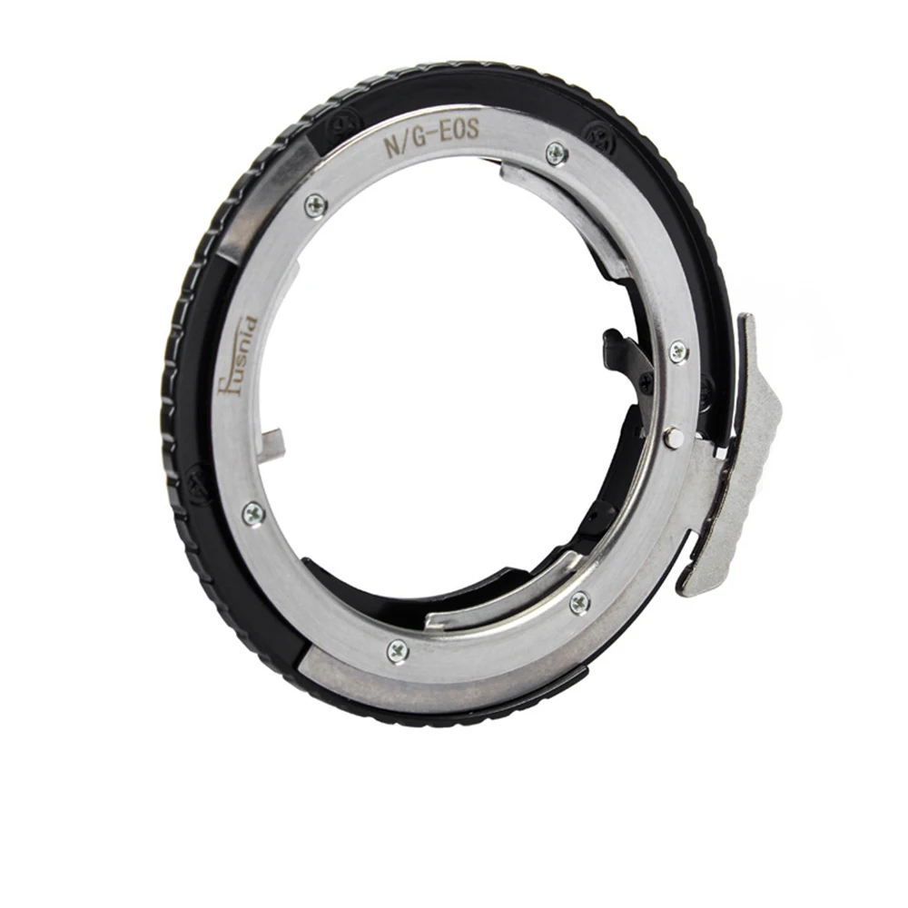 N/G-EOS Mount Adapter Ring with Aperture Ring For Nikon AI AI-S F mount Lens to Canon EOS EF mount camera