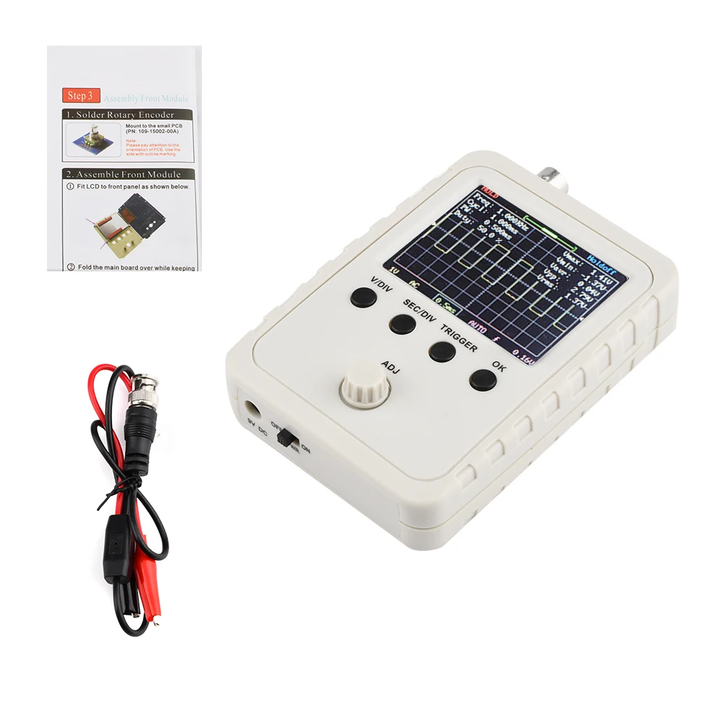 ประกอบ15001K ดิจิตอล Oscilloscope กับกรณีกล่อง80KHz PWM Dropshipping