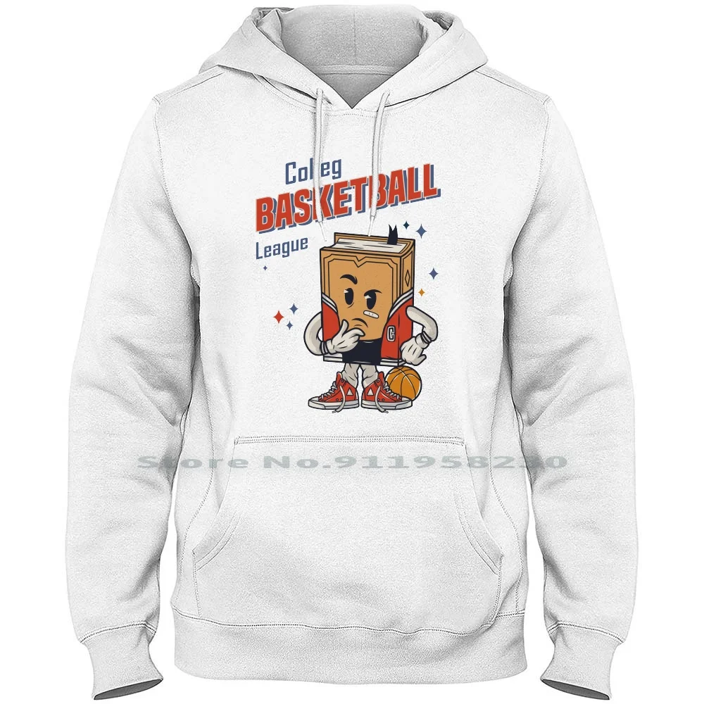 Colleg Basketball League Men Women Hoodie Sweater 6XL Big Size Cotton League Basket Olle Book Ball Leg Lea Ask Up Ok Ba