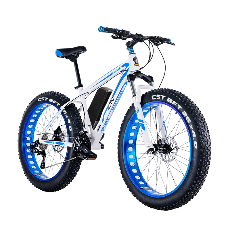 FAT EBIKE  26 Electric mountain bike fat tire electric snow ebike 48V li-ion battery 1500w rear wheel motor Hydraulic  E-MTB