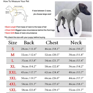 الجملة ملابس السلوقي الإيطالية ملابس مريح المعاطف الصغيرة المتوسطة الكبيرة الراعي الأليفة بيجامة الياقة المدورة أعلى 6 مبيعات لملابس الأليفة بالجملة - رقم 6