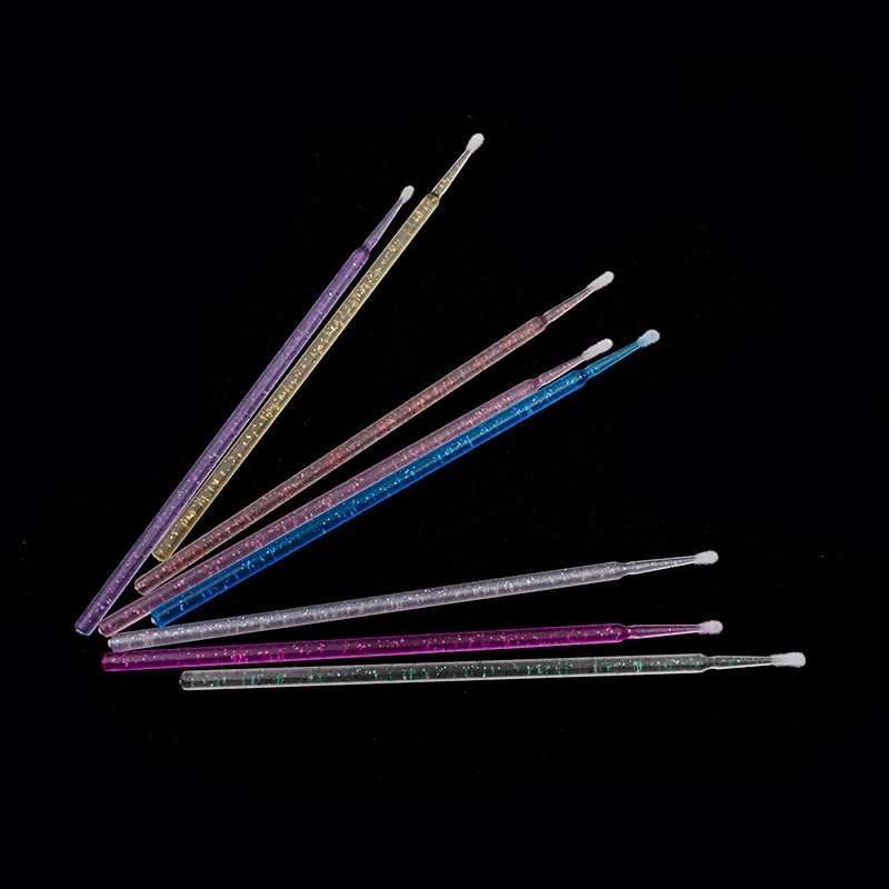 100pcs Disposable Microbrushes Eyelash Extension Removing Cotton Swab Mascara Applicator Grafting Eyelashes Makeup Tools