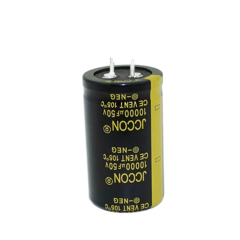 50v10000uf JCCON القرن الألومنيوم كهربائيا مكثف حجم 30x50 الصوت مكبر للصوت الصوت