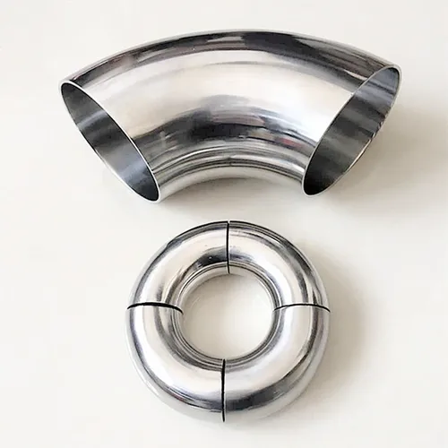 Imagen 1 del producto O/D 12,7/16/19/22/25/28/32/34/38/45/51-219mm 304 codo de acero inoxidable soldadura sanitaria accesorios de tubería de 90 grados
