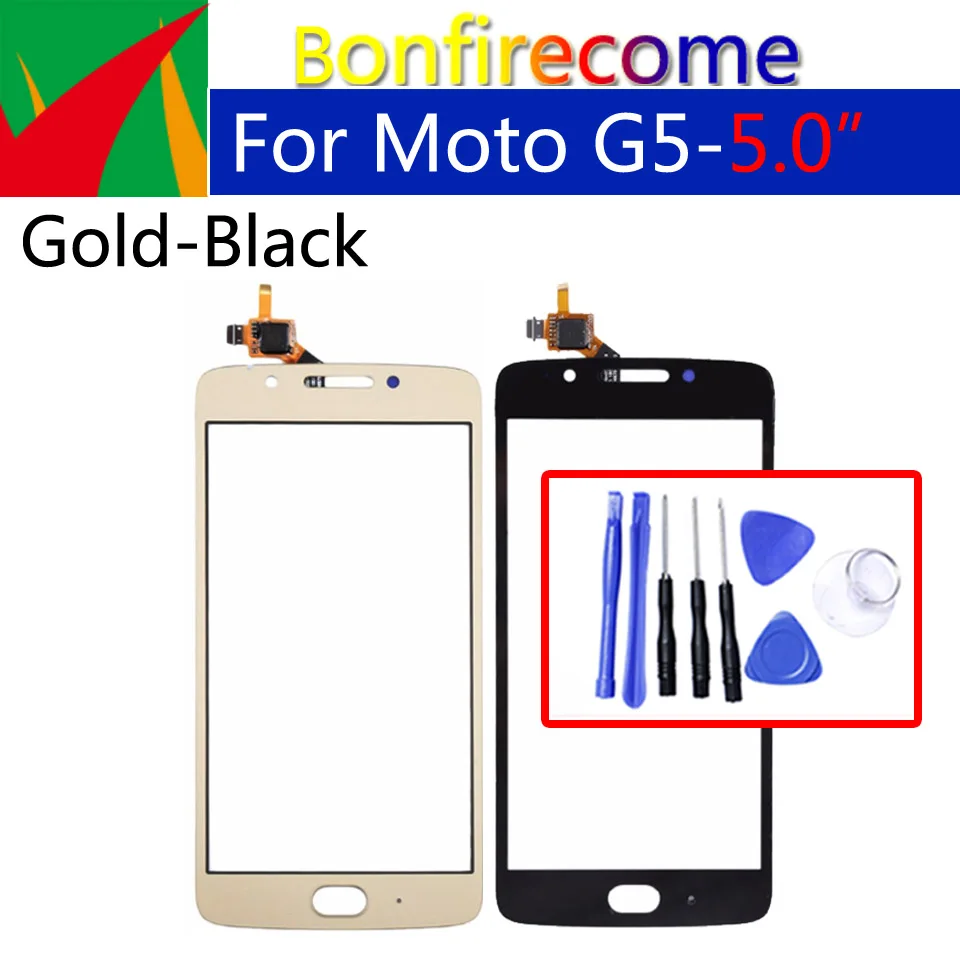 Touchscreen For Motorola-Moto G5 XT1672 XT1676 XT1670 Touch Screen Digitizer Front Glass Panel Sensor Replacement 5.0 inch