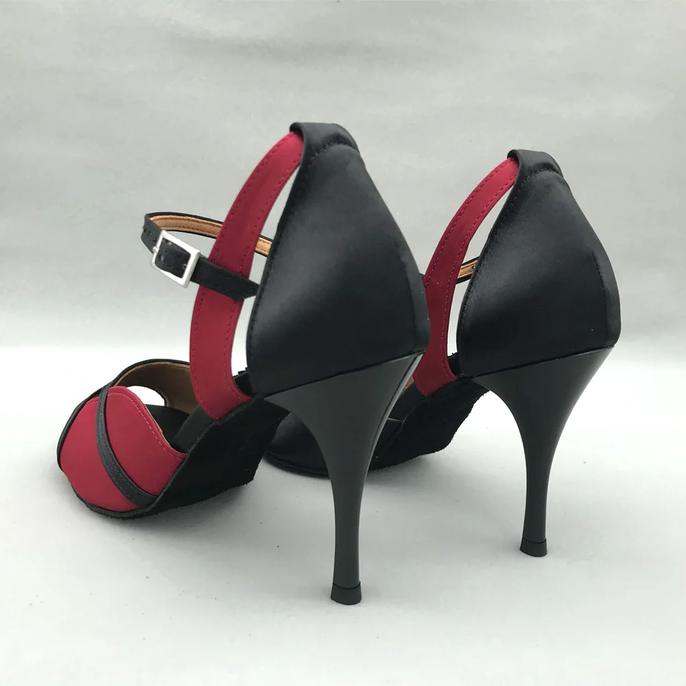 9cm heel Sexy Elegant Latin Dance Shoes For women Salsa shoes comfortable shoes MS6236BGD  low heel available dropshipping