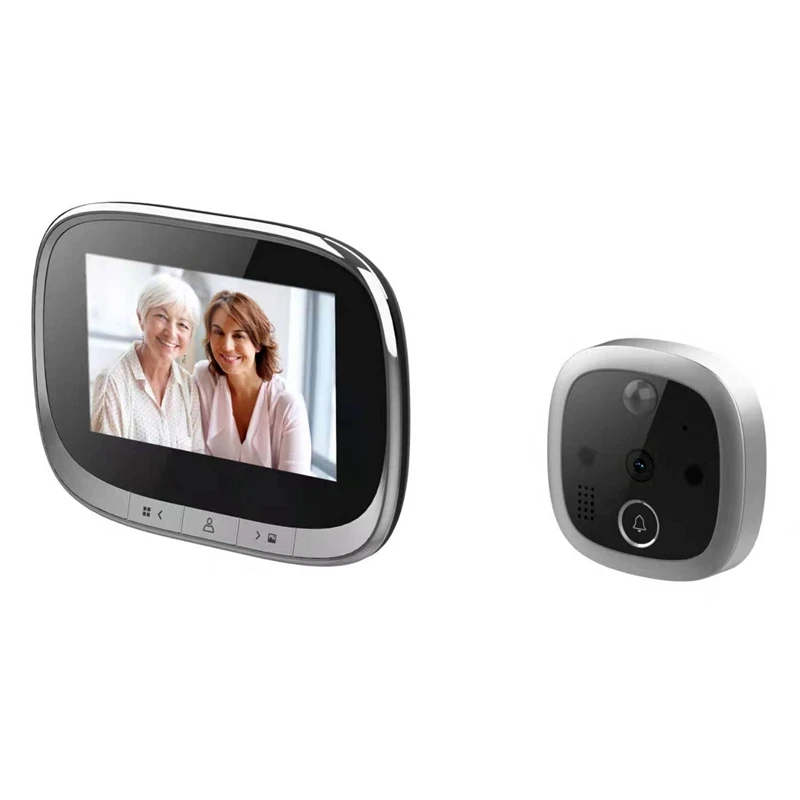 4.3 Inch TFT Digital Door Viewer Camera Video Peephole Motion Detect Door Bell Take Photo/Video IR Night Vision Door Eyes