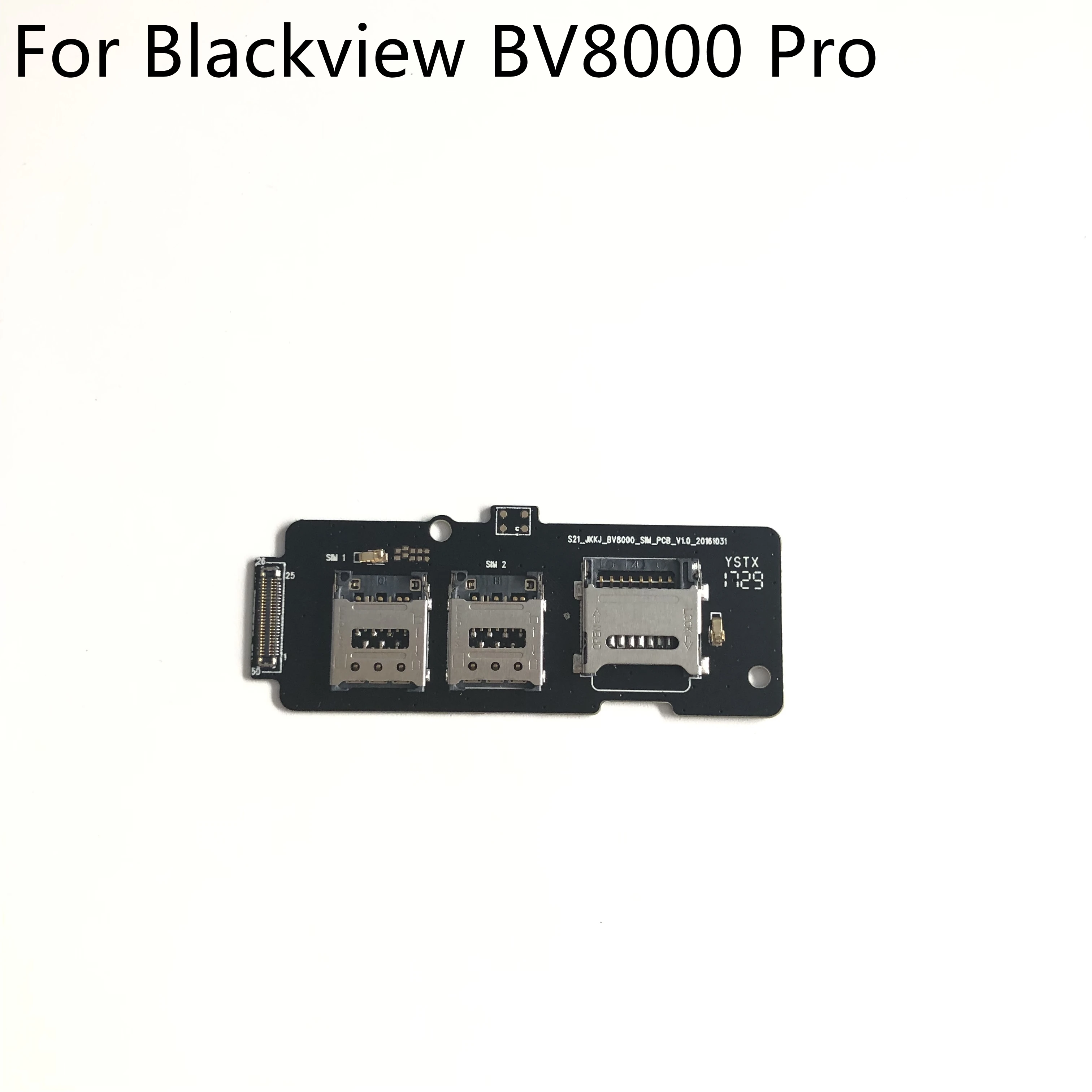 Blackview – support de lecteur de carte SIM 5.0 ", Original, utilisé, connecteur pour Blackview BV8000 Pro MTK6757 Octa Core, livraison gratuite