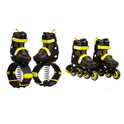 2 w 1 kangur skok/buty do jazdy na rolkach przestrzeń odbijając buty Roller Skate