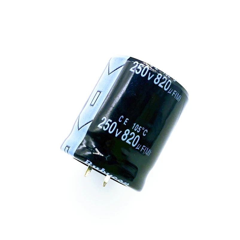 2pcs/lot 250V 820UF Radial DIP Aluminum Electrolytic Capacitors size 30*35 820UF 250V Tolerance 20%