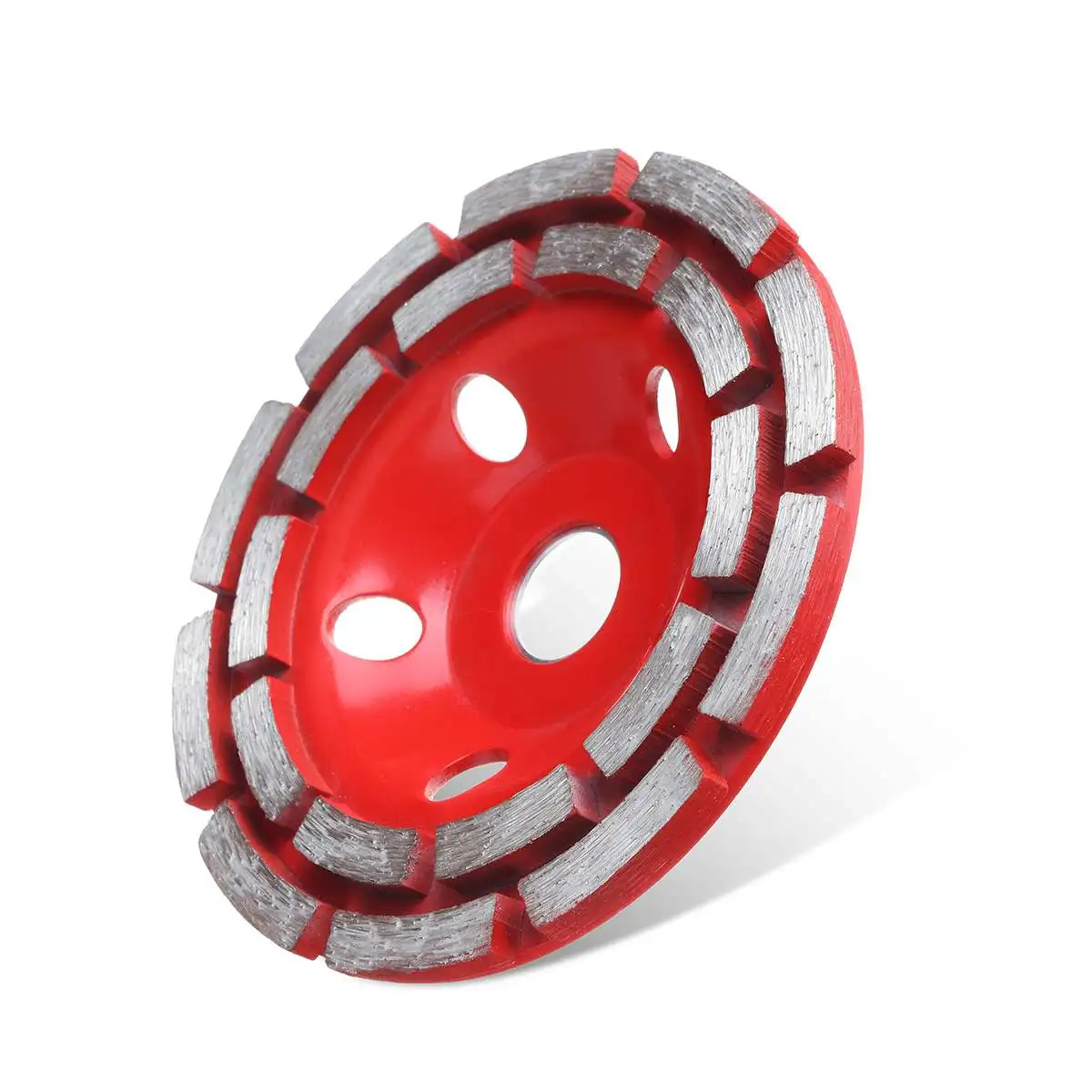 Muela de diamante con forma de cuenco, amoladora angular de 5 pulgadas, cubierta de polvo, hormigón, granito, piedra y cerámica, 125MM