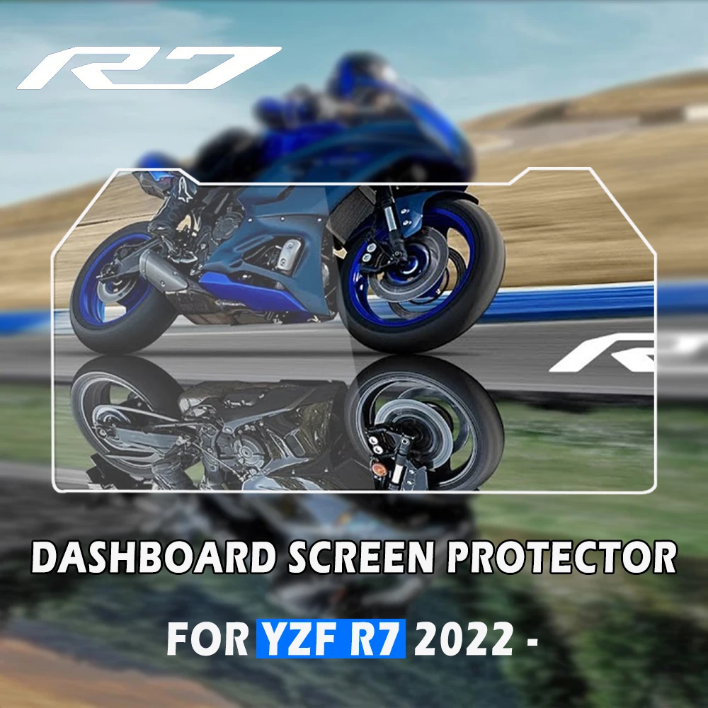 

R7 Motorcycle Dashboard Screen Protector for Yamaha R7 2022 HD Anti-glare Scratch Cluster Screen Protection Instrument Film