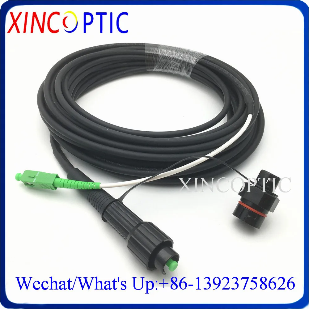 

IP67 HuaWei Mini SC/APC to SCAPCUPC 5M Outdoor Waterproof Mini SCAPC Reinforced FTTA FTTH Fiber Optic Patch Cord Cable Connector