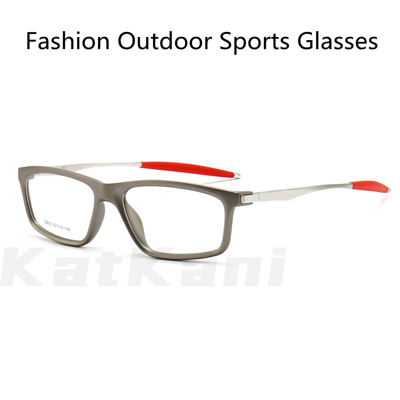 

KatKani Men And Women's Sports Glasses Frame Ultra-light Fashion Square Running Riding Optical Prescription Glasses Frame K5812