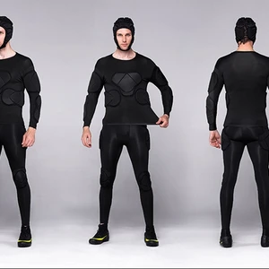 قميص حارس مرمى كرة قدم مبطن للرجال, قمصان كرة قدم, قمصان رجبي, حارس مرمى إسفنجي, ملابس رياضية واقية, ملابس الكوع, 2024 أفضل 9 فرق لكرة القدم مبيعات جيرسي - رقم 7