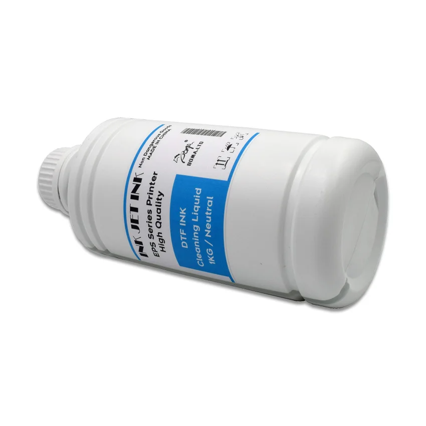 1 unidad de solución de limpieza de tinta DTF de 500ML, líquido de limpieza y lavado para Epson DX4 DX5 DX7 L1800 L805 L800 1390 I3200 DTF, líquido de limpieza