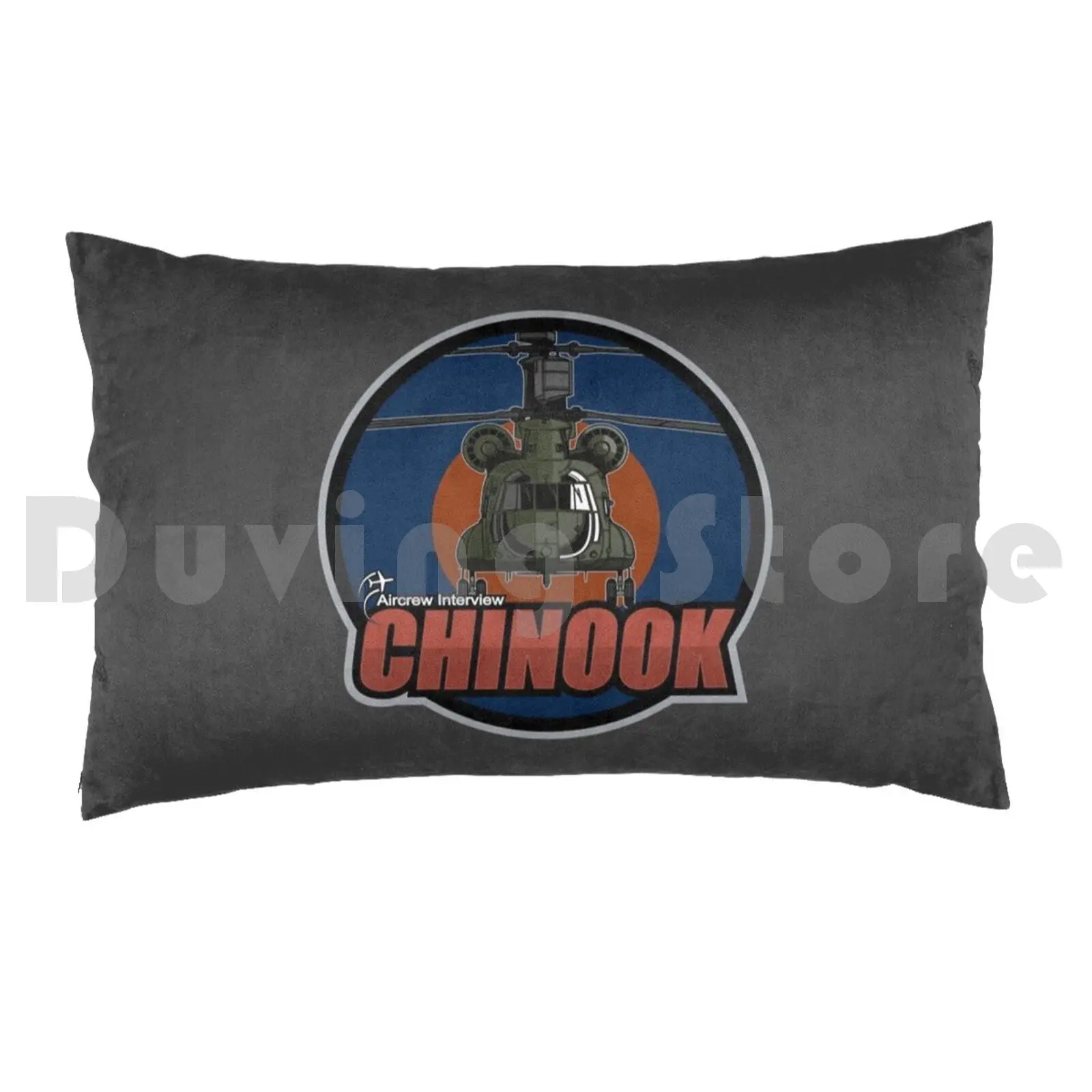 Chinook Pillow Case DIY 50*70 Chinook Helicopter 47 Chinook Ch47 Chinook British Military Helicopters