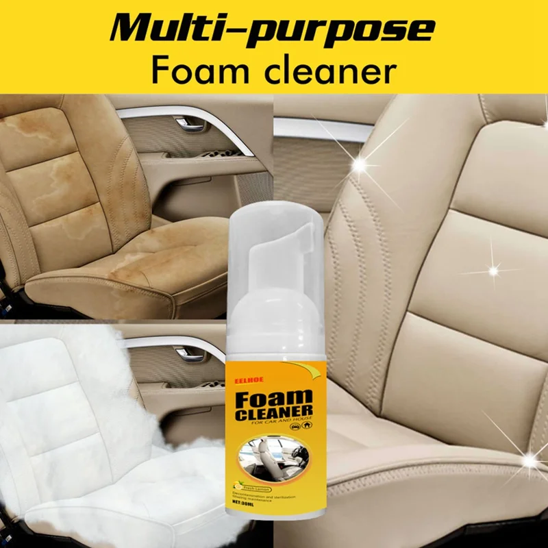 100/150ML Multi-Purpose Foam Spray Cleaner Car Interior House Kitchen Wash Maintenance Refurbishment Stain Cleaning Remover