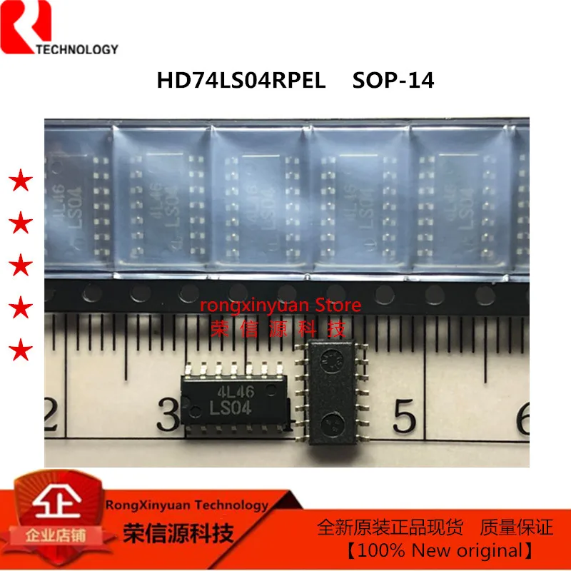 10 pcs/lot  HD74LS04RPEL Marking: LS04 SOP-14 HD74LS04 74LS04 Hex Inverters (with Open Collector Outputs) 100% New original