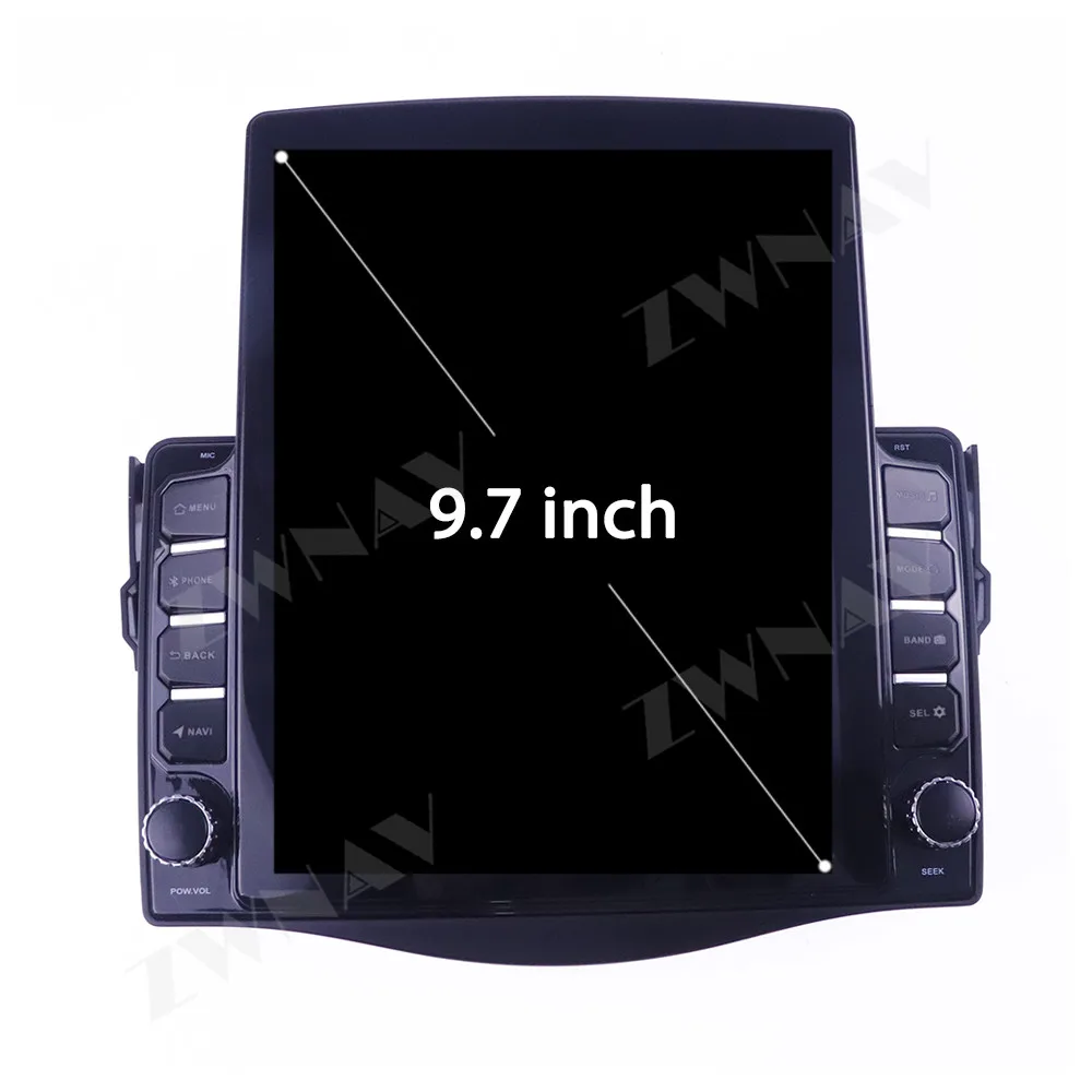 For Toyota RAV4 2006-2012 IPS GPS Navigtion Android 10 4+64G Car DVD Player Auto Radio Multimedia Head Unit Tesla Screen