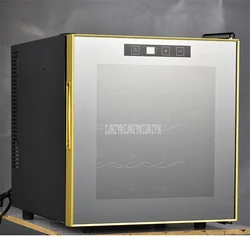 4 Layer 39L Electric Red Wine Cabinet 16 Bottle Constant Temperature Stainless Steel Home/Ice Bar Mini Wine Refrigerator TL-39