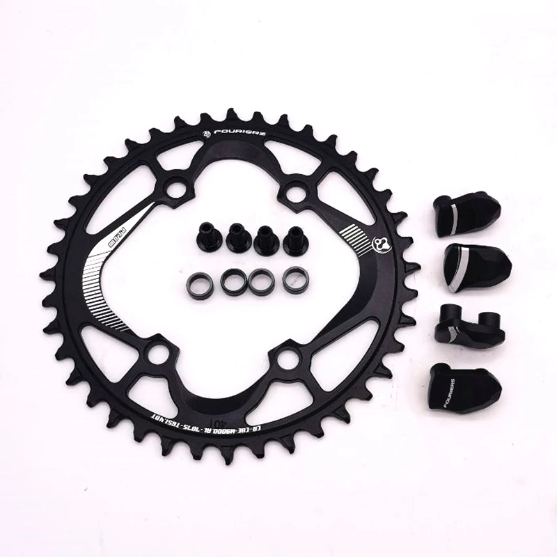 Fouriers Aluminum alloy Bike Chain Wheel Crankset 96 BCD MTB Chain Wheel Single Speed Chain Wheel 36T/ 38T/40T For M9000 M9020