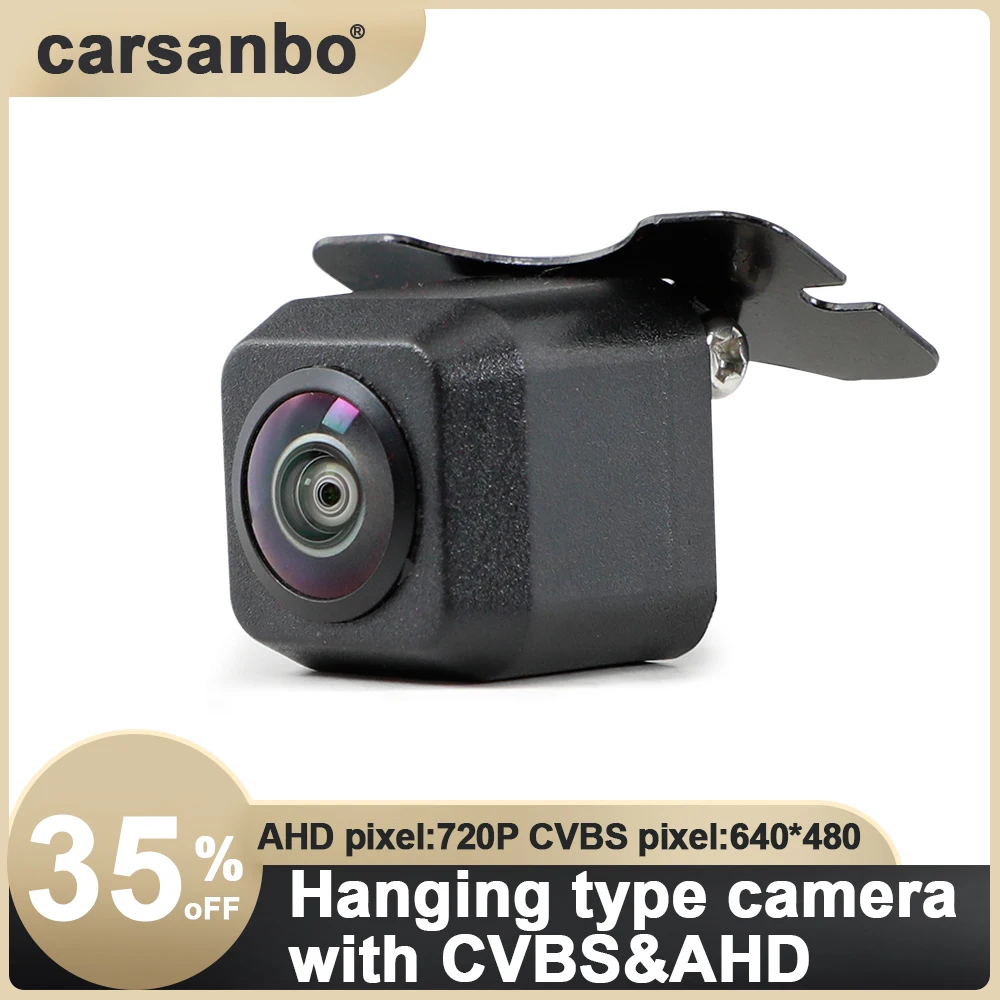 Car Rear View Camera Hanging type with CVBS&AHD switch  Night Vision  Reverse Camera Reference line switch 170 Degree Wide Angle