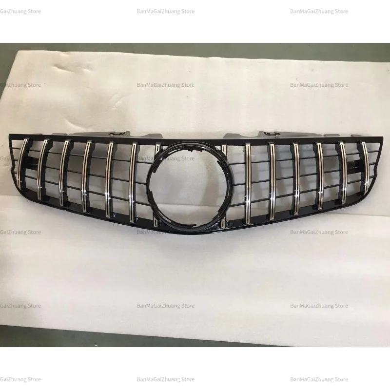 GT Front Grille For mercedes SL Class R230 2008 2009 2010 2011 2012 SL500 SL350 SL300 SL63 ABS front bumper grill without emblem