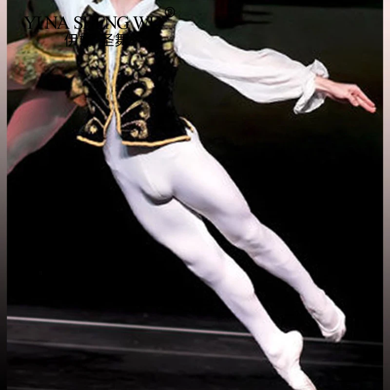 Mens Ballett Tanz Strumpfhosen Volle Länge Leggings Ballett Kostüm Praxis Hosen Strumpfhosen Baumwolle Hohe Elastische Bund Tanzen Tragen