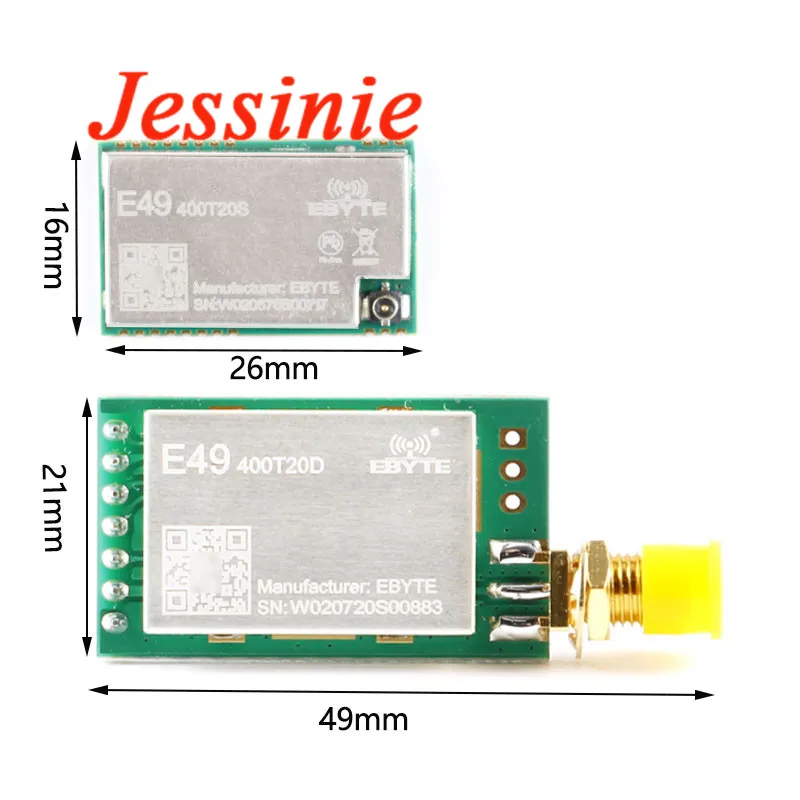 433MHz RF اللاسلكية الارسال و وحدة الاستقبال 20dBm SX1278 لورا تردد الراديو 470MHz GFSK E49-400T20S البيانات E49-400T20D