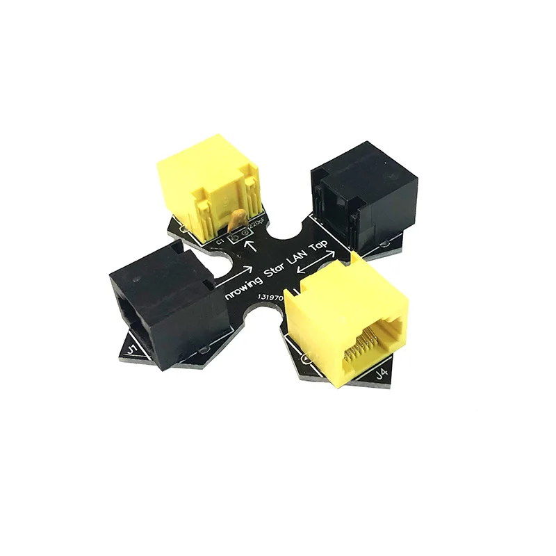 โยน Star LAN Tap 1.5แพ็คเก็ตเครือข่ายจับ Mod Haker เครื่องมือ100% Original Replica การตรวจสอบ Ethernet การสื่อสาร Analysic