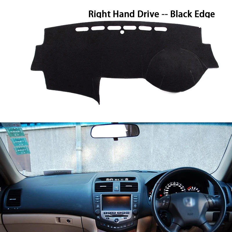 for Honda Accord 7 2003 2004 2005 2006 2007 Anti-Slip Mat Dashboard Cover Pad Sunshade Dashmat Cape Rug Carpet Accessories