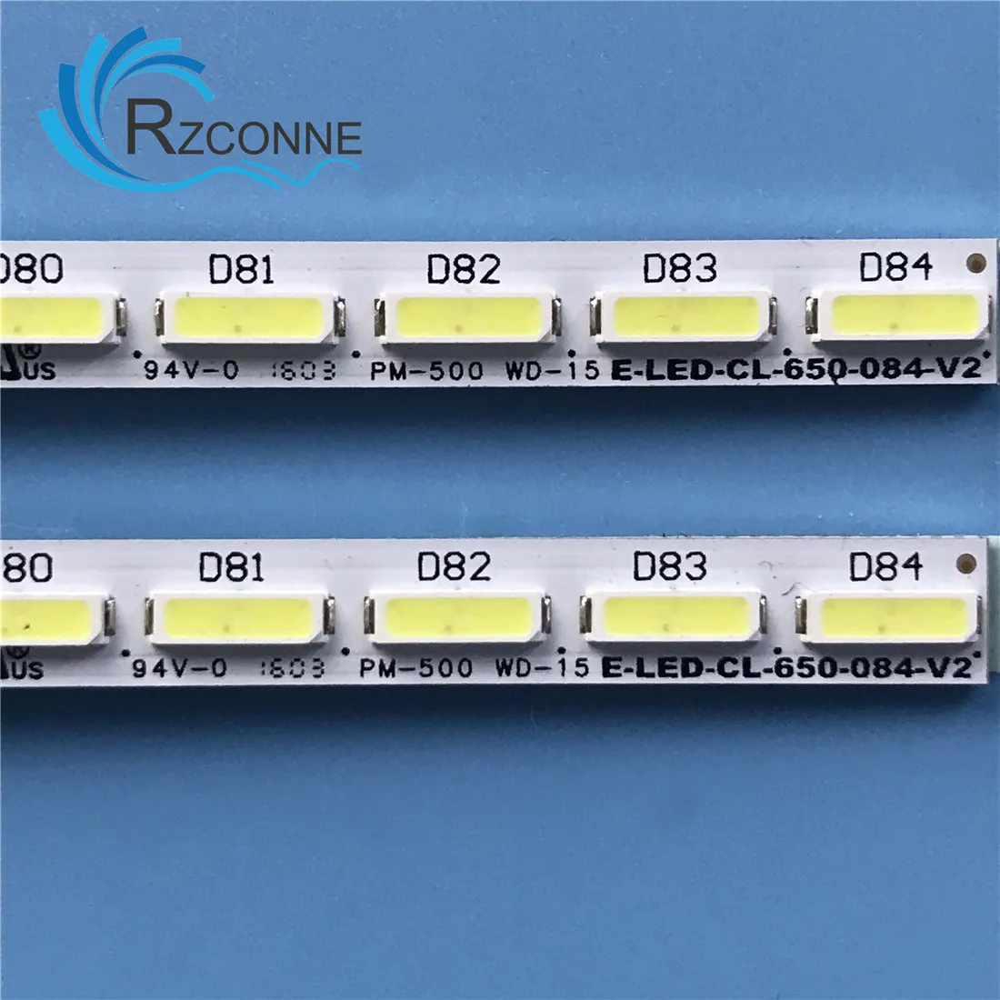 Fita de luz led para retroiluminação 84, empurrador de 65 polegadas