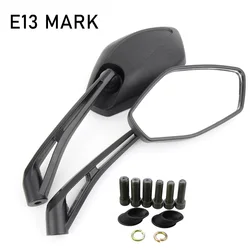 Universal Scooter Rearview Mirrors Pair Moped ATV Motorcycle Backup Mirror Hotselling E13 Mark