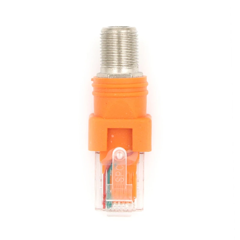 1PC/2Pcs connettore tipo F RF femmina a RJ45 maschio adattatore coassiale accoppiatore adattatore coassiale RJ45 a connettori RF all'ingrosso