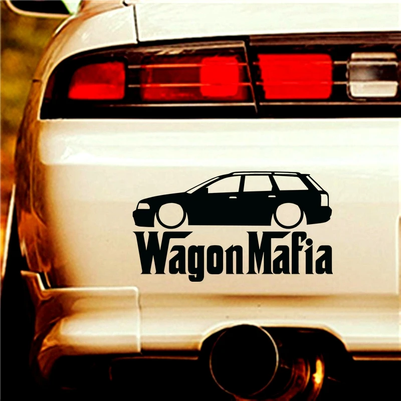 HZX1319 wagon mafia car sticker funny Vinyl Decals Motorcycle Accessories Stickers