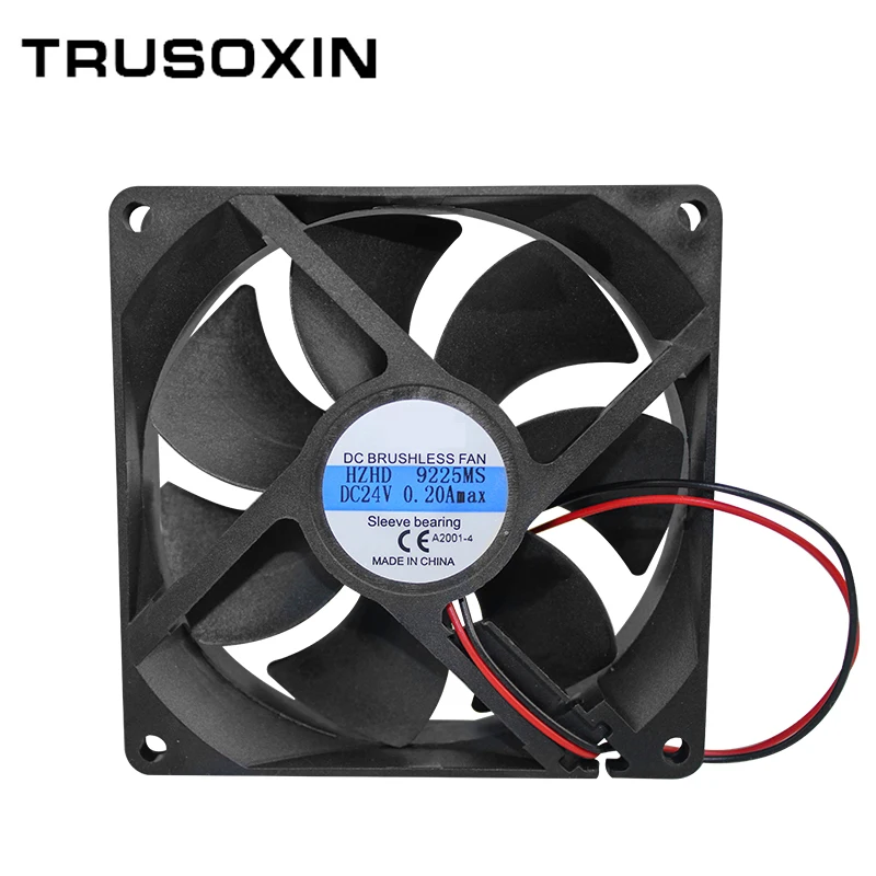 para Original 9225ms dc 24v 0.2a Irradiando Ventilador Máquina de Solda dc Ventilador sem Escova