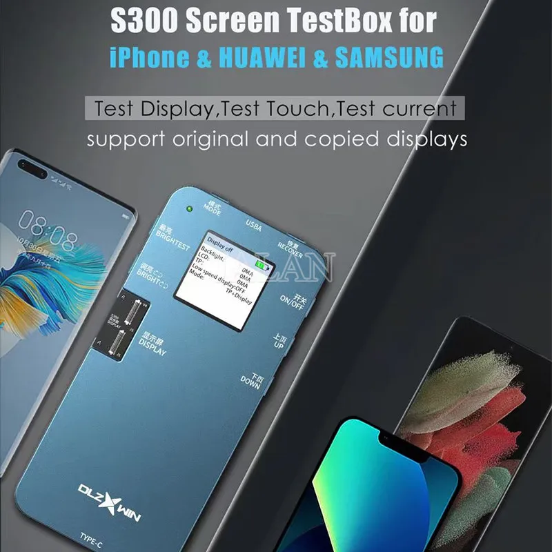 S300 LCD Screen Tester and Test Flex Cable, LCD Display Screen, 3D Touch Testing, True Tone Recovery