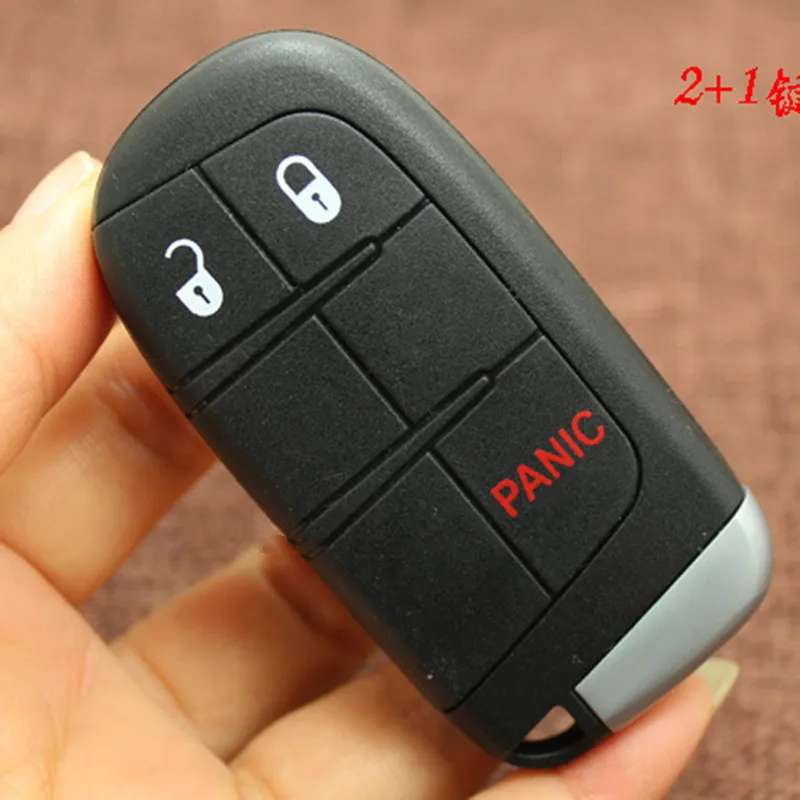 5pcs 2/3/4/5 Buttons Smart Remote Car Key Shell For Chrysler Dodge Journey 2011-2015 Keyless Fob Case With Emergency Blade