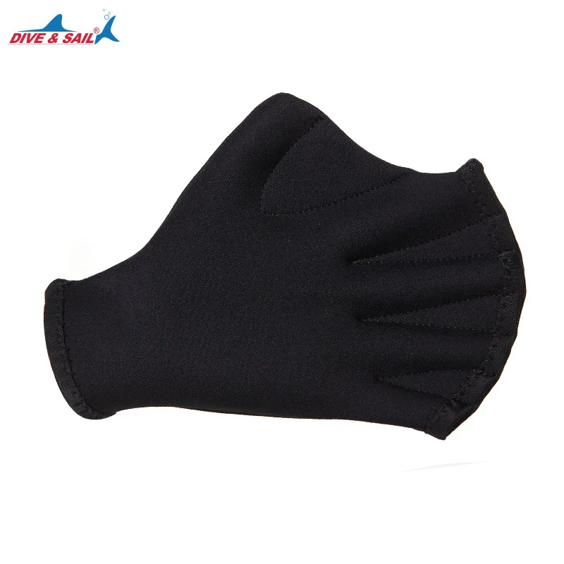 1 Pair Men Women 2MM Neoprene Diving Gloves Snorkeling Dive Swimming Paddles Palm Webbed Scratch-resistant Hand Guard Equipment