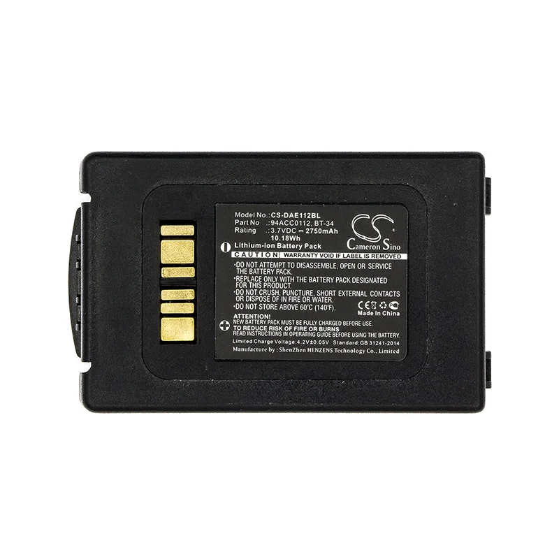 

Cameronsino for DATALOGIC ELF 94ACC0112 BT-34 battery