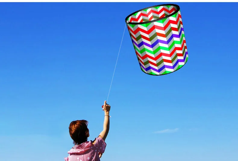 New High Quality 3D Colorful  Single Line  Adult Kite Sports Beach WithHandle and String Easy to Fly