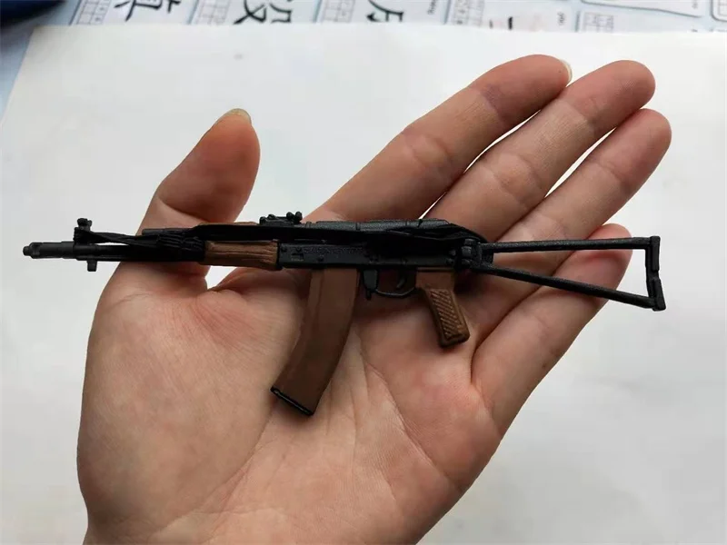 Toys Model Not Real Stuff Scale 1/6th Weapon Conflict  AK47 Model For Doll Action Collectable