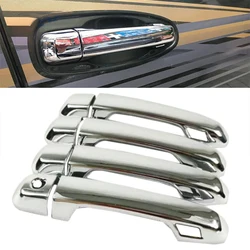 Accessories door handle cover Car door bowl pull chrome car-styling Exterior trim For Toyota Land Cruiser 200 2016-2019 products